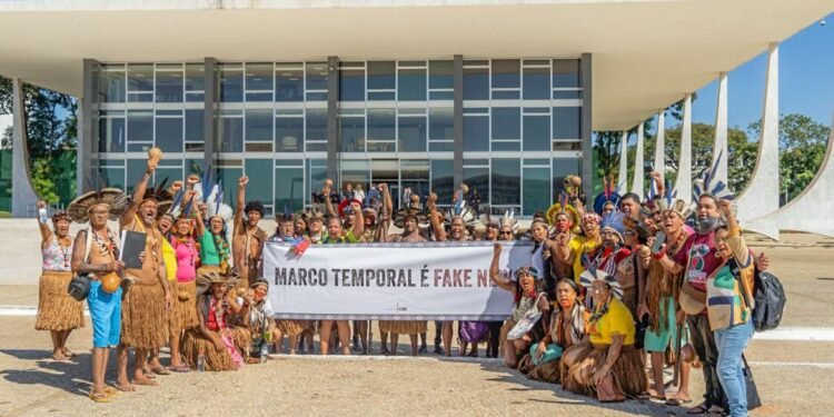 Indígenas promovem mobilização em todo o país contra marco temporal