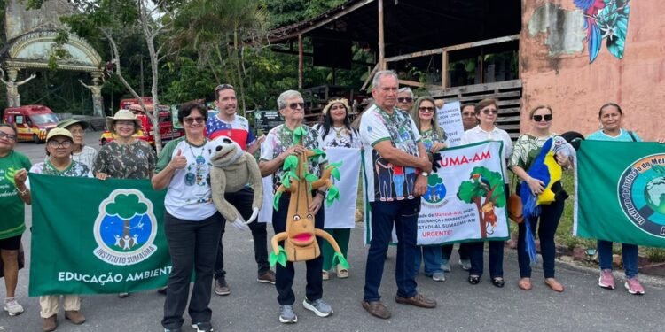 Abandono e descaso manifestação denuncia degradação do Parque Estadual Sumaúma em Manaus