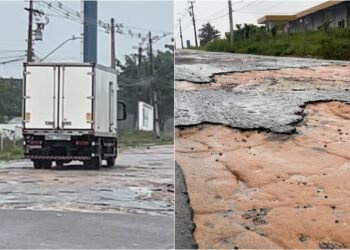 Abandono no Distrito Industrial: buracos, prejuízos e protestos tomam a Avenida Hibisco