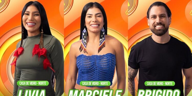 Amazonenses na Casa de Vidro do BBB26