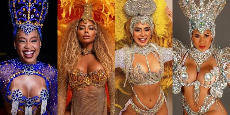 As rainhas de bateria do Carnaval de Manaus 2026