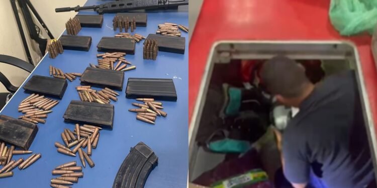 Homem é preso com dois fuzis e mais de 400 munições