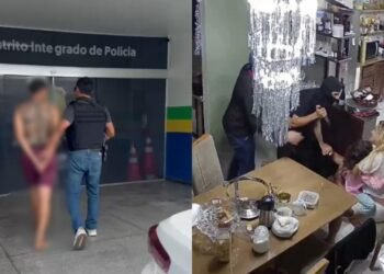 Homem é preso suspeito de manter família refém