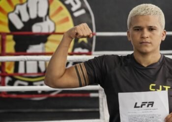 A lutadora Jéssica Oliveira