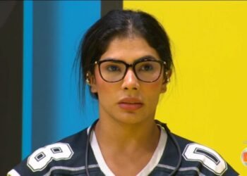 Marcielle Albuquerque, cunhã-poranga do Boi Caprichoso (Foto: Reprodução/TV Globo)