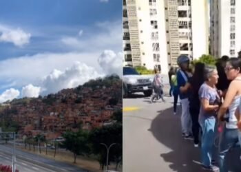 Imagens mostram movimentação em Caracas (Fotos: Reprodução/Instagram - @sandramatiasg)