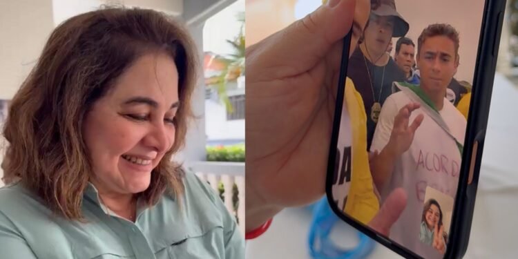 Em videochamada, Professora Maria do Carmo presta apoio a Nikolas Ferreira na ‘Caminhada pela Liberdade’