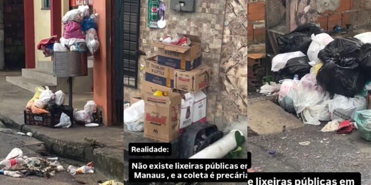 Falhas na coleta de lixo geram reclamações de moradores da zona Norte de Manaus