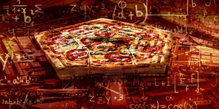 Sede do Pentágono e a teoria da pizza (Arte: Abrão Torres/Rios de Notícias)