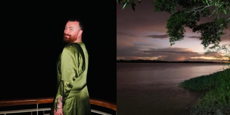 Fotos publicadas por Sam Smith as margens do Rio Amazonas (Foto: Reprodução/Instagram - @samsmith)