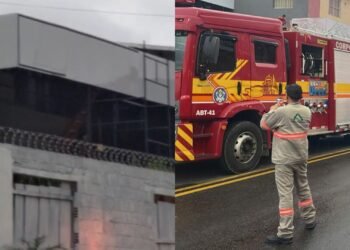 Trabalhador fica ferido após descarga elétrica