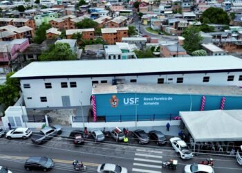 Unidade de Saúde da Família Rosa Almeida, na zona Sul (Foto: Divulgação/Semsa)