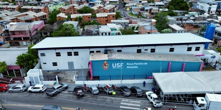 Unidade de Saúde da Família Rosa Almeida, na zona Sul (Foto: Divulgação/Semsa)