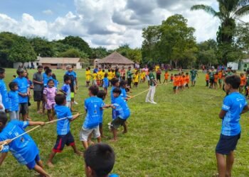 Olimpíadas Wepainung fortalecem cultura e integração entre crianças indígenas em Maués