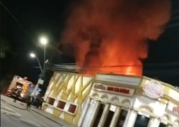 chamas em bar de manaus