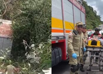 homem fica ferido em acidente na zona Leste (1)