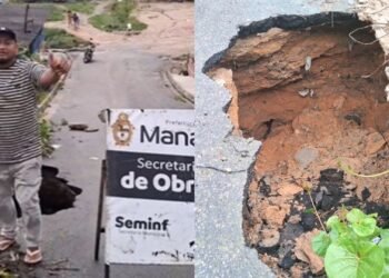 Líder comunitário denuncia a falta de obras