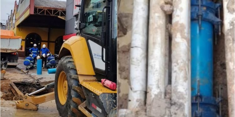 Abastecimento de água no Centro de Manaus deve normalizar até o final da noite desta sexta, 6