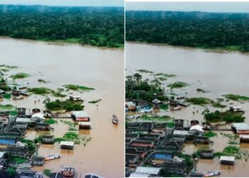 Cheia avança e coloca Itamarati em emergência no Amazonas