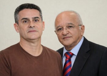 David Almeida e José melo - (Foto: Reprodução/ Valdo Leão e Semcom)