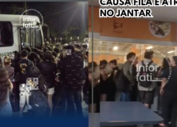 Estudantes denunciam falta de ônibus e filas longas no RU da UFAM