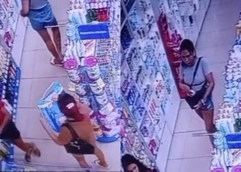 Trio é flagrado furtando drogaria na zona Leste de Manaus