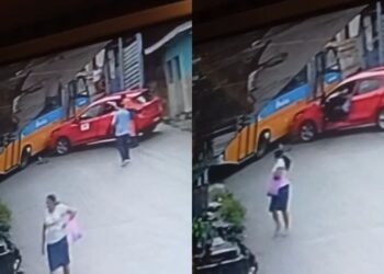 Micro-ônibus perde o freio e atinge carro na zona Leste