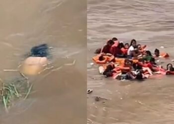 Mulher e criança morrem após naufrágio no Encontro das Águas