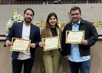 Profissionais da Rede Rios são homenageados na CMM pelo Dia do Profissional de Imprensa Esportiva