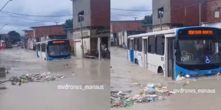 onibus-alagamento-manaus