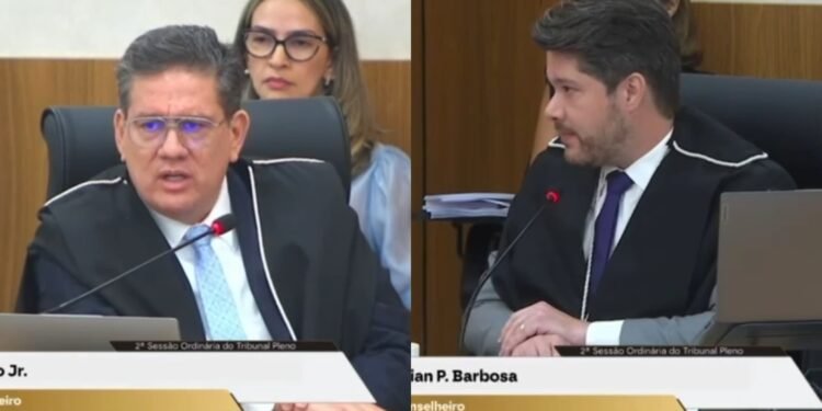 Ari Moutinho confronta Luís Fabian e faz críticas à educação no Amazonas em sessão do TCE-AM