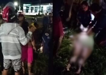 Motociclista morre após colisão em placa de publicidade na avenida Torquato Tapajós