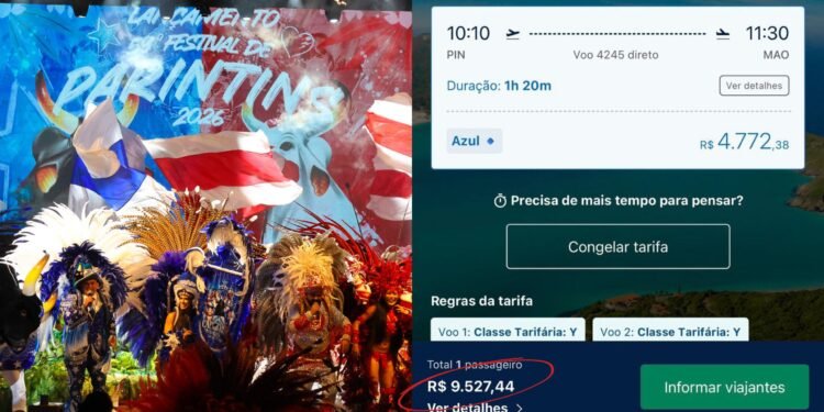 Deputado denuncia aumento de 1.500% nas passagens para Parintins na época do festival