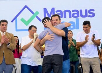 Prefeito de Manaus, David Almeida, e vice, Renato Junior