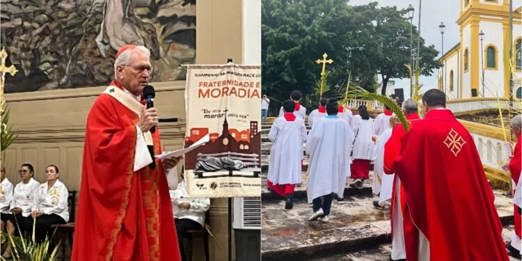 Domingo de Ramos marca início da Semana Santa com celebração na Catedral de Manaus