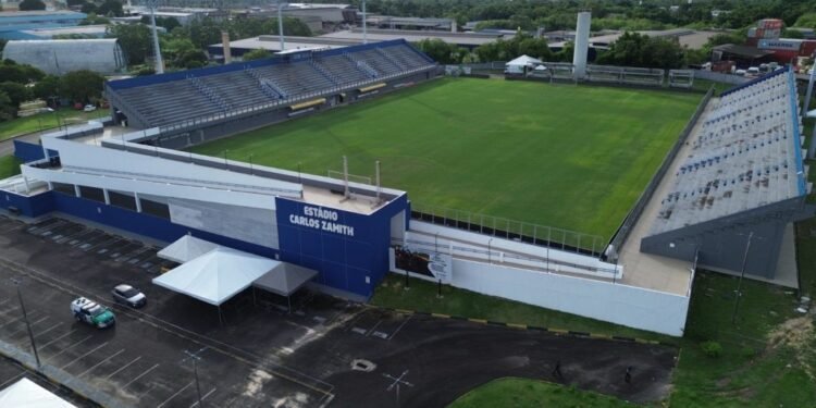 Estádio Carlos Zamith, localizado na zona Leste de Manaus