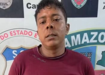 Suspeito identificado como Hiure Felintro da Silva - (Foto: Divulgação/PC-AM)