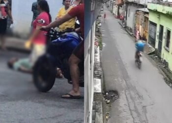 Motociclista fica ferido após colisão com carro em cruzamento na zona Oeste de Manaus