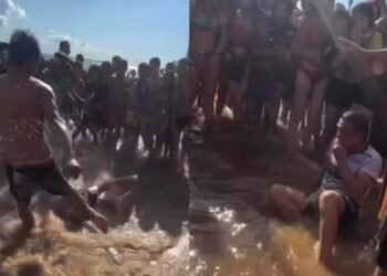 Homem é agredido por banhistas após suspeita de abuso contra criança na Ponta Negra