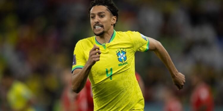Com dores no quadril, Marquinhos desfalca o Brasil em amistoso contra a França