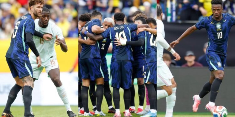 Brasil é superado pela França em amistoso nos EUA