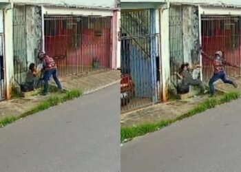 Falso motorista de aplicativo assalta estudante e ação é flagrada por câmeras em Manaus