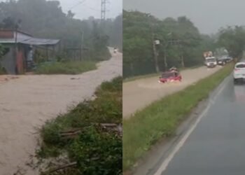 Chuvas fortes provocam alagamentos em bairros de Manaus; moradores do Lago Azul cobram saneamento