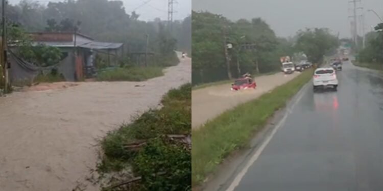 Chuvas fortes provocam alagamentos em bairros de Manaus; moradores do Lago Azul cobram saneamento