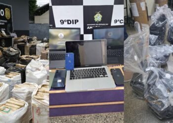 Polícia apreende 4,5 toneladas de drogas e prende suspeito no Amazonas