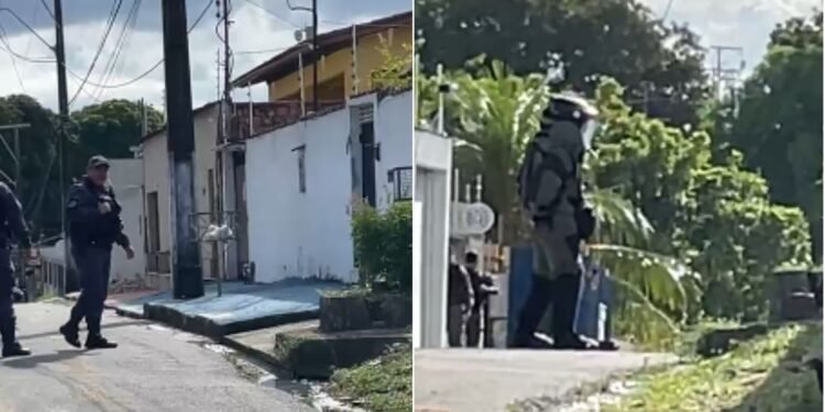 Artefato explosivo é encontrado em lixeira