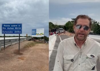 Obra de ponte na BR-319 está pronta, mas interditada à espera de Lula inaugurar, denuncia Plínio Valério