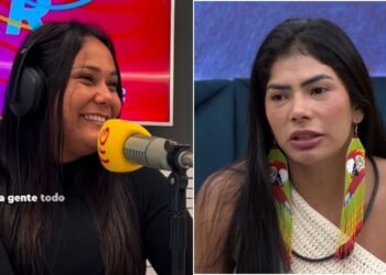 Ex-BBB Chaiany fala sobre beijo com Marciele e revela expectativa de romance
