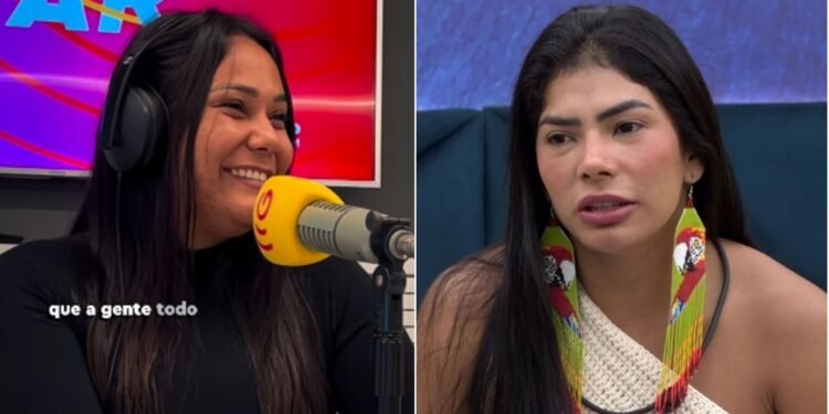 Ex-BBB Chaiany fala sobre beijo com Marciele e revela expectativa de romance