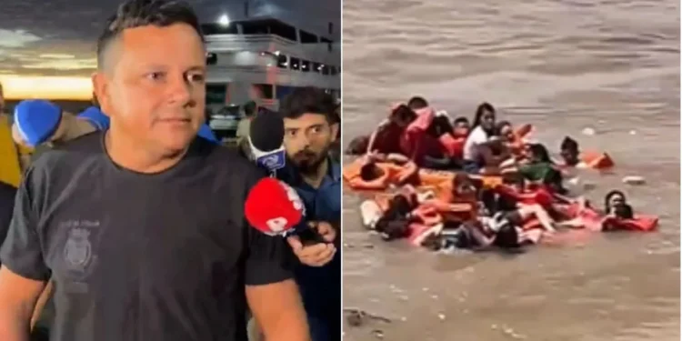 Justiça torna réu comandante por naufrágio